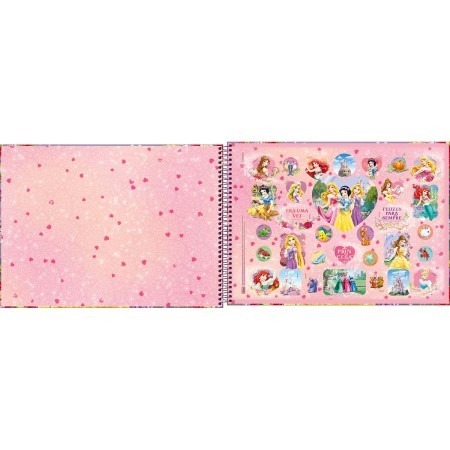 CADERNO DESENHO C.D. PRINCESAS